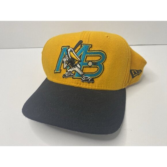 Myrtle Beach Pelicans Snapback Hat Minor League Baseball New Era Size 7 1/8 Wool - Picture 1 of 11